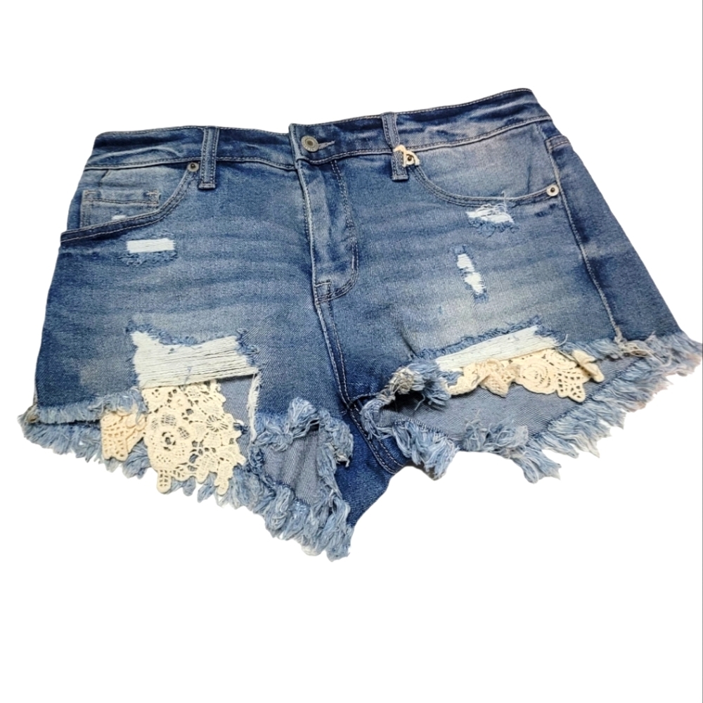 Mossimo Supply High Rise Denim Shorts (AQ5)